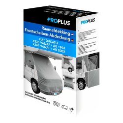 Frontscheibenabdeckung Wohnmobil o. Campingbus – Windschutzscheibe Abdeckung Isolierung Passgenau Frontscheiben Schutz Kompatibel mit Fiat Ducato X230 ab 1994 & X244 ab 2002