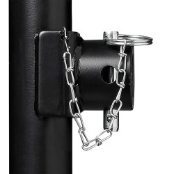Sicherungsstift für Abstellstützen aus verzinktem Stahl, leichter Sperrbolzen – Steckbolzen Ø14,3 mm / 15,8 mm und Kette Ø14,3 mm/Länge 90 mm