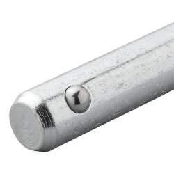 Sicherungsstift für Abstellstützen aus verzinktem Stahl, leichter Sperrbolzen – Steckbolzen Ø14,3 mmund Kette Länge 90 mm