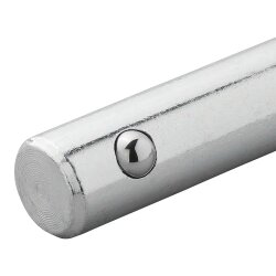 Sicherungsstift für Abstellstützen aus verzinktem Stahl, leichter Sperrbolzen – Steckbolzen Ø14,3 mm / 15,8 mm und Kette Ø15,8 mm/Länge 99,2 mm