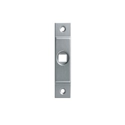 Vierkantschlüssel 7 bis 10 mm und Zungenschloss 10 x 2 cm Set aus Stahl für Anhängerklappen Innenvierkant Klappenverschluss und Türverriegelung 2 teilig robust langlebig Silber