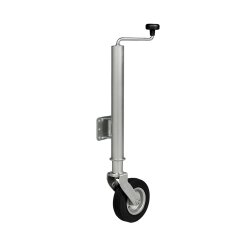 Kurbel Stützrad Anhänger 60 mm – Länge 153 mm 239 Gramm Handhebel für Wohnwagen und Anhänger Bugrad Durchmesser 17 mm