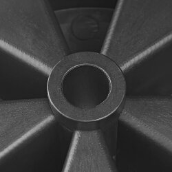 2x Ersatzrad Stützrad für Anhänger – Ø 215mm, 20mm Achsbohrung, 90mm Nabe – robustes Anhänger Zubehör für Wohnwagen, PKW-Anhänger