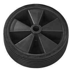 2x Ersatzrad Stützrad für Anhänger – Ø 215mm, 20mm Achsbohrung, 90mm Nabel