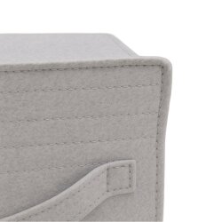 Tellerhalter und Tassenhalter Wohnmobil Halter für 10 Teller und 6 Tassen aus dem Material Filz Grau Aufbewahrung für Küchenschränke