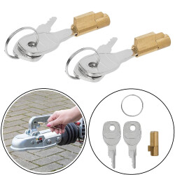 2 x Kupplungsschloss für Kugelkupplung das...