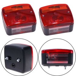 2x Rückleuchten Anhänger Set 12V Set...