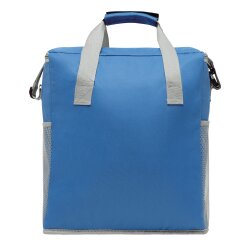 Kopie von Kühltasche groß Blau Grau 32x23x37 cm mit Tragegurt – Isoliertasche mit Netzfächern & Reißverschlussfach – Gefriertasche für 1,5L Flaschen #1