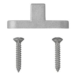 6x Vorzeltösen Metall senkrecht – Wandösen inkl. Schrauben, rostfrei, Wohnwagen