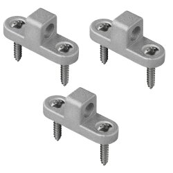 6x Vorzeltösen Metall senkrecht – Wandösen inkl. Schrauben, rostfrei, Wohnwagen
