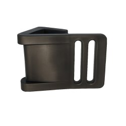 Spanngummi für Außenspiegel Wohnwagen – Ersatzgummi mit Klemmstück – 40 cm Gummiband schwarz – strapazierfähig, UV-beständig – Campingzubehör – 2er Set