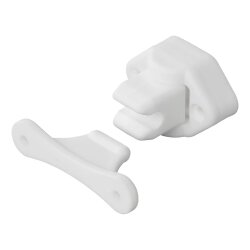 Türhalter Set 2 Stück Wohnmobil schwenkbar und fest POM Kunststoff Türfeststeller Türschnapper 2025 für Wohnwagen Reisemobil Schraubenabstand 46 mm und 31 mm robust und langlebig