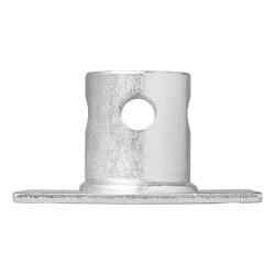 Halterung für Abstellstütze Silber – 115x100 mm Ø 51 mm Bohrungen Ø 10,5 mm Passend für 2500kg Tragfähigkeit für mehr KG geeignet Schiebestützen Anhängerstützen 2025