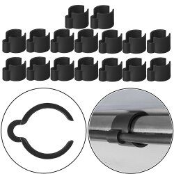 Kabelklemmen Set 16 Stück schwarz –...