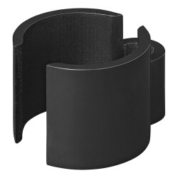 Kabelklemmen Set 16 Stück schwarz – Kabelführung bis 7 mm für Zeltstangen 22–32 mm – Montage ohne Bohren – ideales Zeltzubehör für Pavillon, Wohnmobil, Vorzelt & Camping