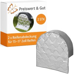 2 x Reifenabdeckung Wohnmobile - Radabdeckung Wohnwagen...
