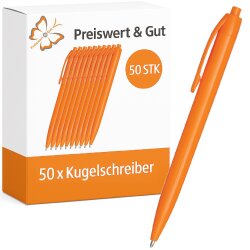 50x Kuli Orange – Kugelschreiber –...