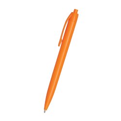 50x Kuli Orange – Kugelschreiber – Schreibgeräte, Kunststoff, Druckmechanismus, schwarzschreibend, 13,8 cm, Schreibset, Schreiblänge ca. 800-1000m