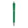 Kugelschreiber grün 50 Stück Schreibset aus Kunststoff mit Druckmechanismus, schwarzschreibend, 14,2 cm, 8 g je Stift, Clip, silber-matte Applikationen, für Büro und Schule
