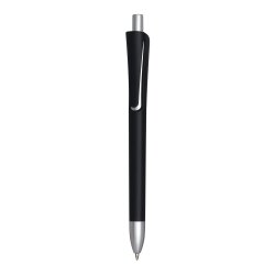 50x Kugelschreiber schwarz aus Kunststoff, Kuli mit Clip...