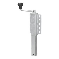 2x Bootsstütze einstellbar für Bootstrailer 40x40 mm höhenverstellbar ausdrehbar als Spindelstütze Hubstütze mit 200 kg Tragkraft