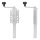 2x Bootsstütze einstellbar 40x40 mm höhenverstellbar 150mm Hubstütze 200 kg