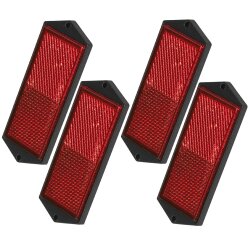 4 x Reflektor für Anhänger 104 x 40 mm - Farbe...