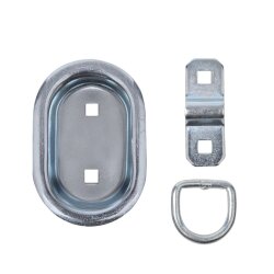 4x Zurrösen für Anhänger 103x70 mm Zugkraft 400daN Verzurrösen verzinkt für Ladungssicherung