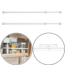 2 x  Klemmstange Größe 41 bis 71cm Spannstange...