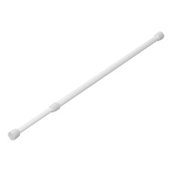 2 x  Klemmstange Größe 41 bis 71cm Spannstange für 50 bis 70 cm sehr gut geeignet mit Gummikappen Teleskopstange geeignet für z.b Gardine Vorhang auch im Wohnmobil
