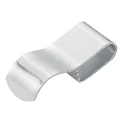 40 x Kabelhalter aus Stahl silber Kabelschellen L31 mm B12 mm Klemmschellen Metall für sichere Kabelführung 6 mm in Fahrzeugen Maschinen Caravan Land- und Forsttechnik