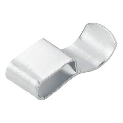 40x Kabelhalter für die Kabelhalterung L31mm - B12mm - H6,5mm Kabelschellen Metall