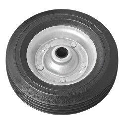 2x Ersatzrad Schubkarre Vollgummi Metall 200x60 statisch - dynamisch 400 - 240kg