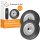 2x Ersatzrad Schubkarre Vollgummi Metall 200x60 statisch - dynamisch 400 - 240kg