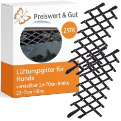 2x Lüftungsgitter für Hunde –...