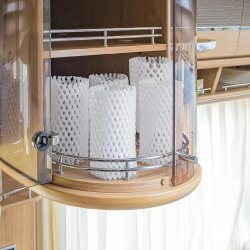 12x Glasschutz aus PE-Schaum 150x80mm schützt Gläser wie ein Tassenhalter - geeignet für Camping Gläser geeignet für Aufbewahrung im Wohnwagen oder Wohnmobil