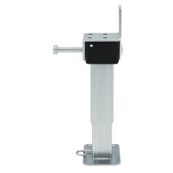 2x Anhänger Stützen Höhenverstellbar 290–460mm - Kurbelstütze mit Befestigungsmaterial und Handkurbel - Wohnwagen Stützen bis 500Kg - die Ausdrehstütze ist aus Stahl Q235 mit Zinklegierung