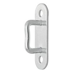 12x Planenbügel Zurrösen rechteckig 36mm Bordwandöse Anhänger Metall 12 Stück