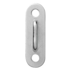 12x Planenbügel Zurrösen rechteckig 36mm Bordwandöse Anhänger Metall 12 Stück