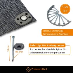 20x Heringe Zelt Camping Zubehör – stabile...