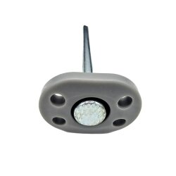 20x Heringe Zelt Camping Zubehör – stabile Erdnägel & Bodenanker aus Metall und PP, wetterfest, 10 cm lang, Ø6 mm, für Zelte, Planen & Garten