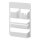 2 STK Hänge Organizer Camping Zubehör Hängeregal 4 Fächer 28 x 18 cm Türorganisation mit Schrauben und 3M Aufkleber, flexible Befestigung für Camping