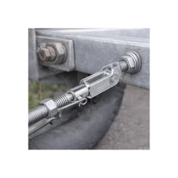 4 x Gabelkopf für Bremsseile M8x58mm kompatibel für Knott ALKO Peitz Anhänger