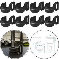 8 x Zeltclip Befestigungshaken,  5,5 x 2,8 cm...