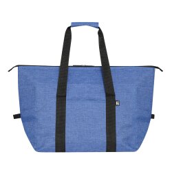 Kühltasche Groß Faltbar – XXL Isoliertasche für Einkauf und Camping, Thermotasche aus robustem RPET, ca. 38x19x26cm (17L) Blau