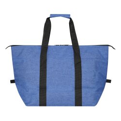 Kühltasche Groß Faltbar – XXL Isoliertasche für Einkauf und Camping, Thermotasche aus robustem RPET, ca. 38x19x26cm (17L) Blau