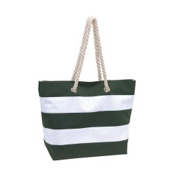 Strandtasche XXL mit Reißverschluss Groß Strand Tasche Badetasche Damen grün
