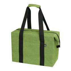 Kühltasche Groß Faltbar – XXL Isoliertasche für Einkauf und Camping, Thermotasche aus robustem RPET, ca. 38x19x26cm (17L) Grün