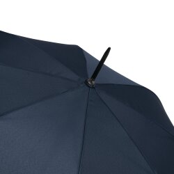Stockschirm Sturmfest Groß – Automatik Regenschirm für Herren und Damen, Windsicher mit Fiberglasspeichen, Ø 105 / 83 cm, RPET Bezug Blau