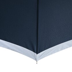 Stockschirm Sturmfest Groß – Automatik Regenschirm für Herren und Damen, Windsicher mit Fiberglasspeichen, Ø 105 / 83 cm, RPET Bezug Blau